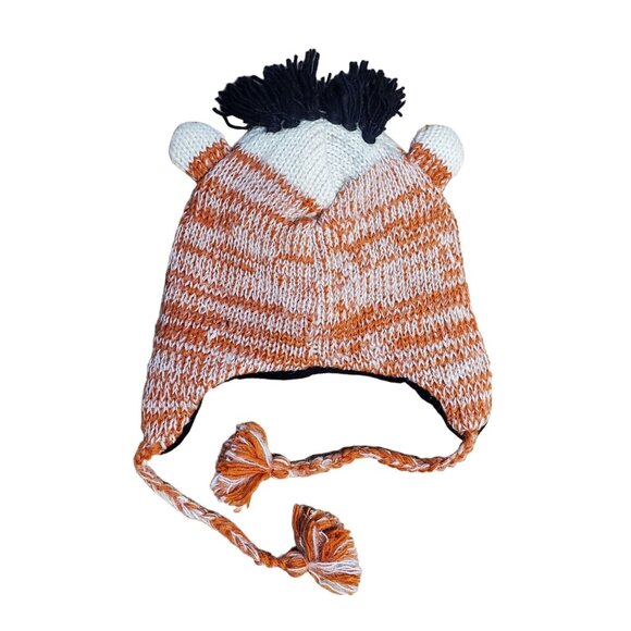 Wool Hat Monkey Design – One Size – Multicolor - Picture 3 of 5